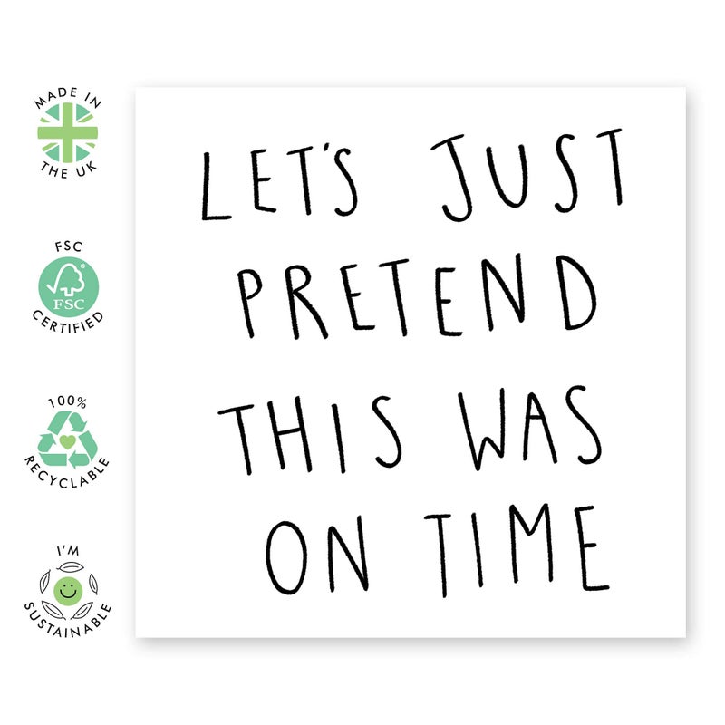 Central 23 - Belated Birthday Card - Funny Birthday Card for Him and Her - Happy Bday for Friends - Fathers Day Card - Comes with Fun Stickers - Image 2